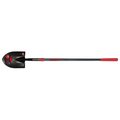 Ames Round Point Shovel With Steel Backbone, Closed-Back, And Fiberglass Handle 45013